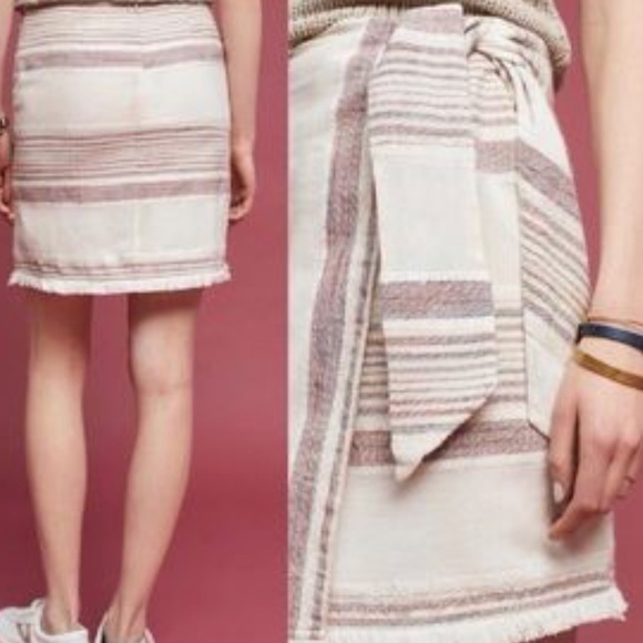 Holding Horses Avery Stripe Fringe Tie Skirt - Picture 3 of 8